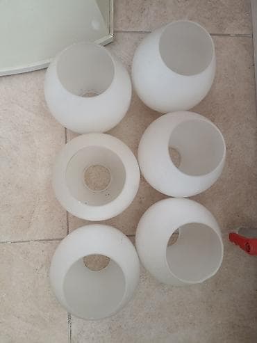 Освещение: Плафоны 6 шт. стекло. Б/У. за все 500 сом Нахожусь в районе Горгаи — 1