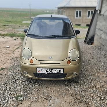 Daewoo Matiz: 2007 г., 0.8 л, Механика, Бензин, Хэтчбэк at lalafo.kg Daewoo Matiz: 2007 г., 0.8 л, Механика, Бензин, Хэтчбэк