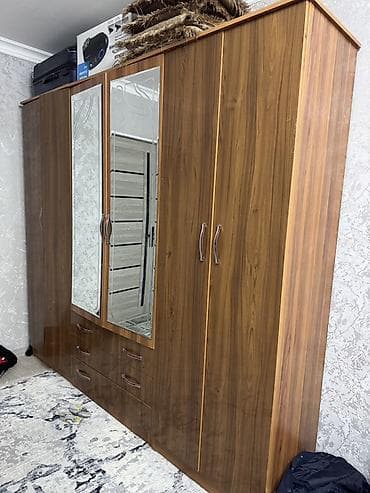 Шкафы: Шифоньер, шкаф для одежды, Прямой, ЛДСП — 2