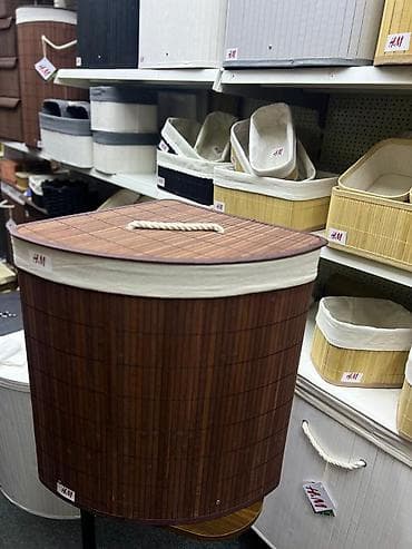 корзинка себет: Корзина для вещей, цвет - Коричневый — 6