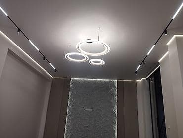 Сантехника: Натяжной потолок орнотобуз 🔥 ✔ Трек системалар (освещение) ✔ Парящий — 8