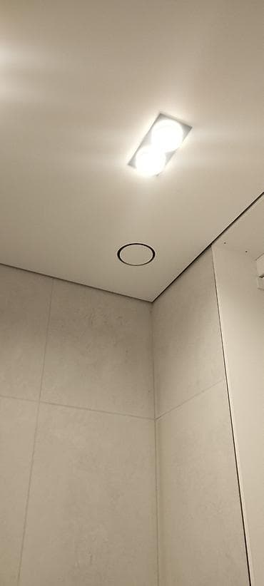 Перегородки на заказ: Натяжной потолок Матовое Монтаж — 1