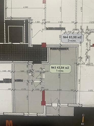 купить квартиру жк космос: 1 комната, 44 м², 8 этаж, Готовая ПСО (под самоотделку) — 2