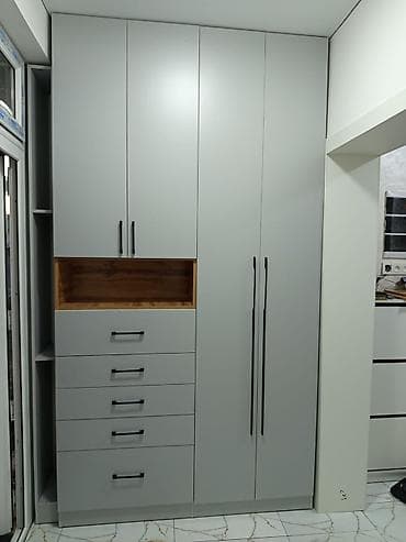 вешалка на ножках: Шкаф на заказ, Купе, Комбинированные — 4