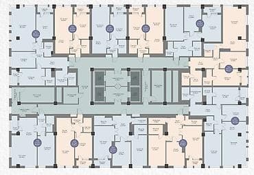 годаю: 2 комнаты, 74 м², Асанбай мкр Элитка, 12 этаж, ПСО (под самоотделку) — 7
