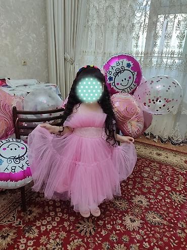 для обувь: Детское платье, цвет - Розовый — 2