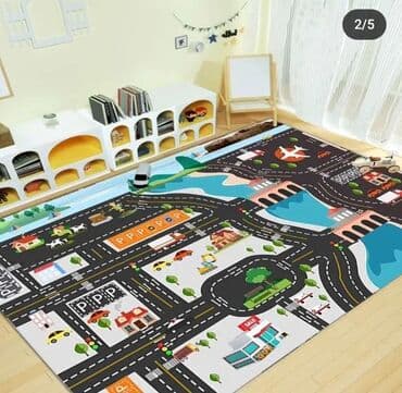 детские горки качели для дома: Бу детские мягкие коврики, размер 140х100 см. ковёр не скользит, на — 2