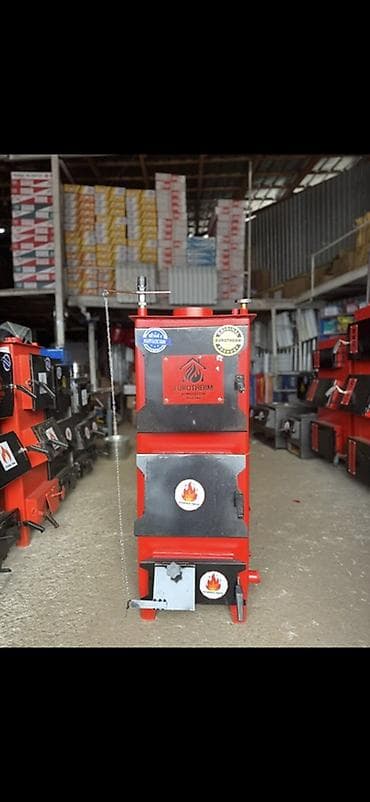 Твердотопливный котёл Для дома, Тип управления: Механический