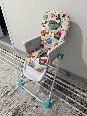 промо стол: Стульчик для кормления, Новый, Другой бренд, Металл, Другой вид, цвет - Белый, Бесплатная доставка — 4