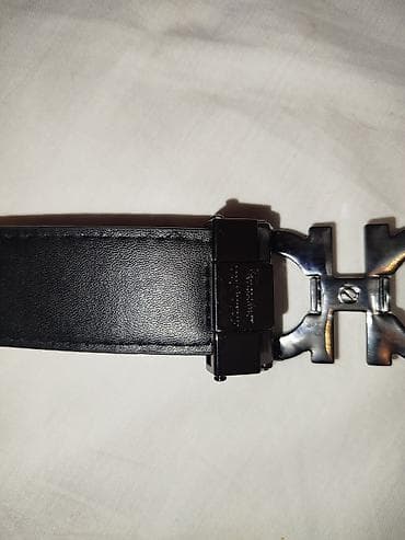 Ремни и пояса: Ремень, Salvatore Ferragamo, Материал: Натуральная кожа, Мужские, Новый — 3