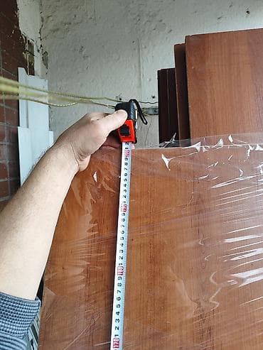 Листы для дверей: Межкомнатные двери (4 двери)в классическом стиле, цвет под вишню — 1