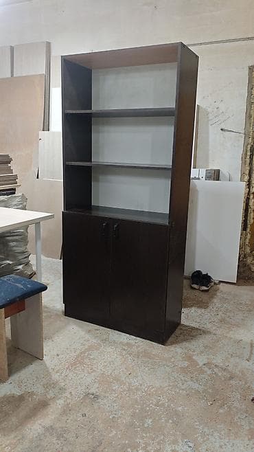 мебель для кафе ош: Офисный шкаф, Новый, цвет - Белый, ЛДСП — 6