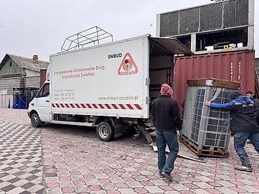 вагон кантинер: Грузоперевозки на фургоне с гидробортом - Фургон закрытого типа — 1