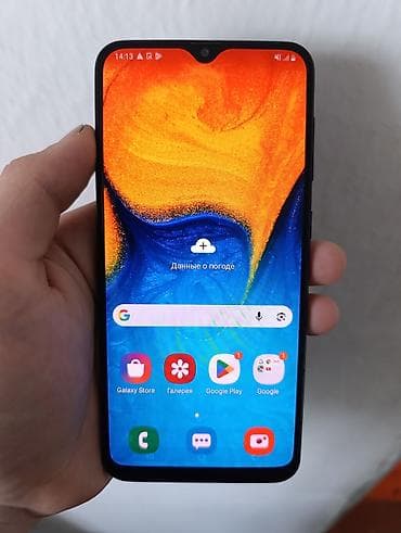 galaxy a 3: Samsung Galaxy A20, Новый, 32 ГБ, цвет - Голубой, 2 SIM, 1 SIM, eSIM — 7