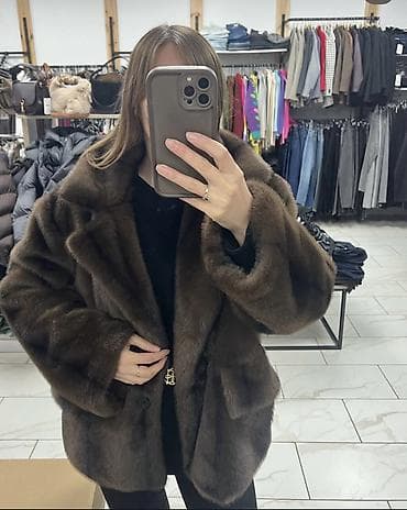 клубное платье: Шуба, Короткая модель, Стандарт — 4