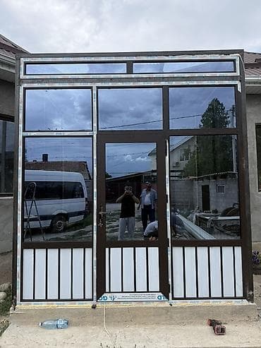 тамбур: Панорамная пристройка-веранда из алюминиевого профиля и стекла - — 8
