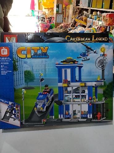 lego city: Конструктор CITY Police Station Building (Fange Block FC3339) - — 2