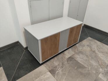 мебель подставка под телевизор: Тумба и подставка для телевизора, Новый, Напольная, ЛДСП, Самовывоз, цвет - Серый — 3