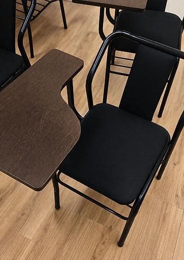 Школьный стул, ЛДСП, цвет - Черный