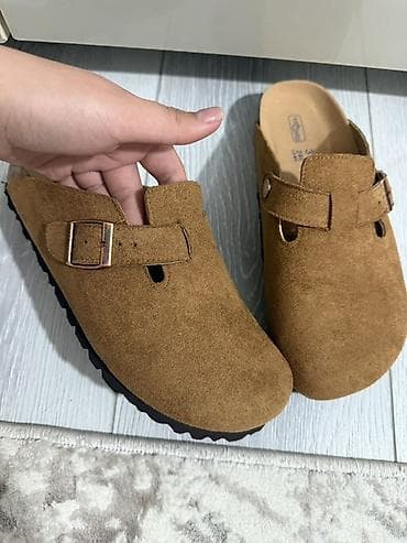 Сабо, 37, Birkenstock, Новый, цвет - Коричневый