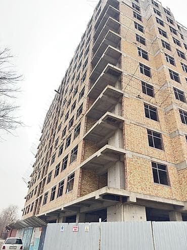 Квартиры: 1 комната, 30 м², Ошский рынок / базар Элитка, 11 этаж, ПСО (под самоотделку) — 2