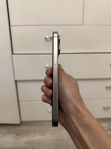 купить iphone 16 pro max: IPhone 15 Pro Max, Б/у, 256 ГБ, Natural Titanium, Коробка, 76 % — 8