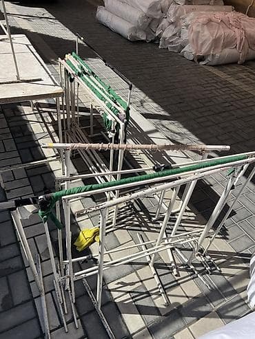 меттлер: Напольные металлические стойки-вешала для одежды, козлы б/у - — 4