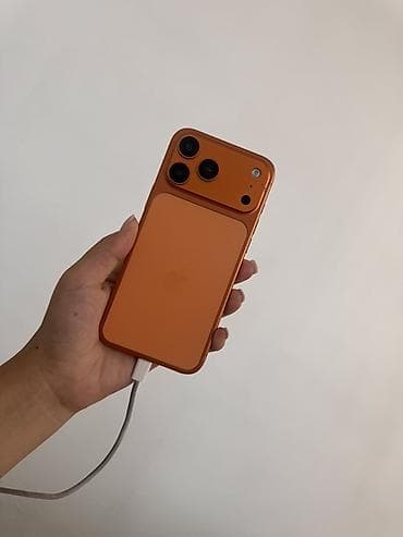 Мобильные телефоны и аксессуары: IPhone 17 Pro Max, Б/у, 1 ТБ, Оранжевый — 1