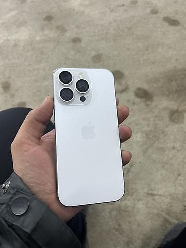iphone 14 про мах: IPhone 16 Pro, Новый, 128 ГБ, White Titanium, Защитное стекло, Чехол, Кабель, 93 % — 1