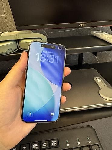 Техника и электроника: IPhone 15 Pro, Б/у, 256 ГБ, Natural Titanium — 2