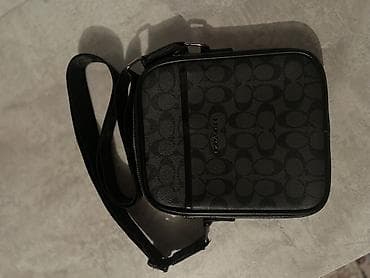 apple wallet: Классическая сумка, Coach, Материал: Искусственная кожа, Регулируемый ремень, Унисекс — 1