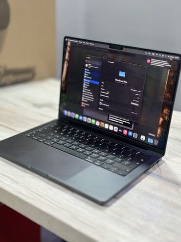 Ноутбук, Apple, 16 ГБ ОЗУ, Apple M4, 14 ", Б/у, Для несложных задач, память SSD