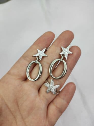 свадебные платья от производителя: Серебряный комплект Звёзды Серебро 925/ пробы Дизайн Италия Цена — 4