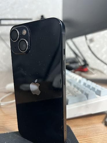 mix 3: IPhone 13, Б/у, 128 ГБ, Pacific Blue, Чехол, Кабель, Коробка, 83 % — 1