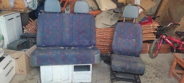 старые диваны на пружинах: Комплект сидений, Ткань, текстиль, Mercedes-Benz Б/у — 5