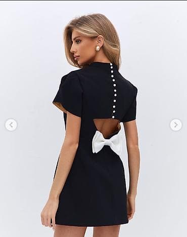 платье венсдей бишкек: Вечернее платье, Короткая модель, Без рукавов — 5