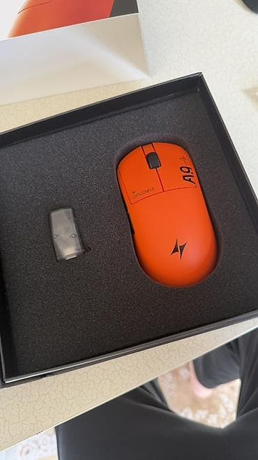 dell alienware: Игровая мышь ATK Gear Dragonfly A9 Air (оранжевая) - Беспроводная — 2