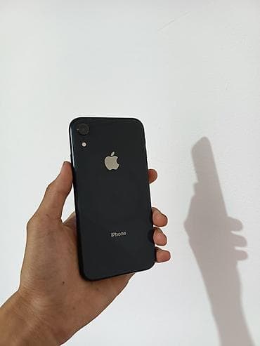 iphone 5c: IPhone Xr, Б/у, 64 ГБ, Черный, Защитное стекло, Кабель, Коробка, 75 % — 1