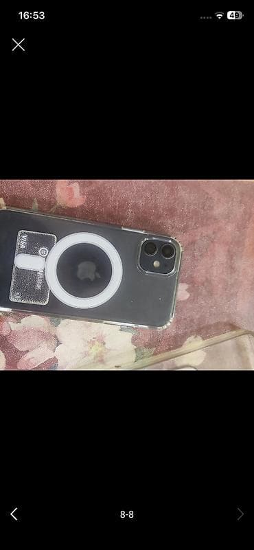 aphone 7: IPhone 11, Б/у, 128 ГБ, Черный, Защитное стекло, Чехол, 100 % — 1