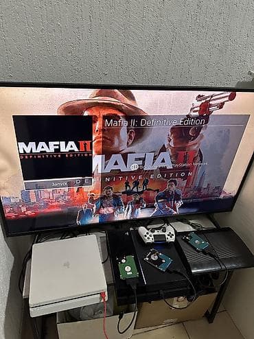 PS4 (Sony PlayStation 4): 🎮 PS4 Slim- 10 игр (прошитая) в хорошем состоянии ✅ Внутри — 9