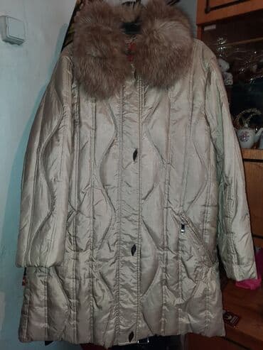 Паркет: Куртка нат.пух пальто 46 48 размер — 1