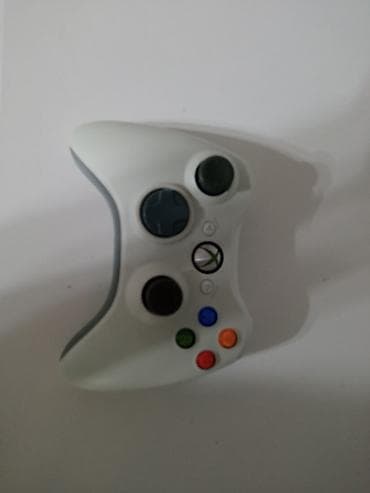 xbox dvr: Геймпад Microsoft Xbox 360 (беспроводной), белый. - Оригинальный — 1