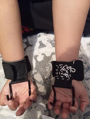 Крючья для тяги/страпы с крюками для зала (пара) - Назначение: помощь