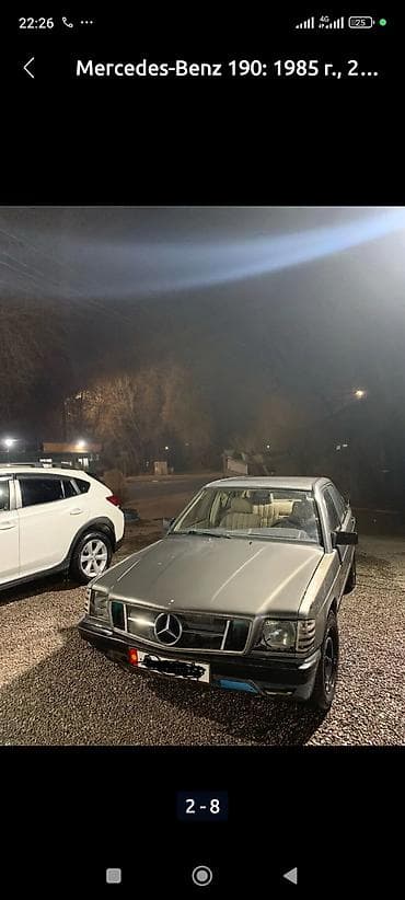 алмашу: Mercedes-Benz 190: 1985 г., 2.3 л, Механика, Бензин, Седан — 6