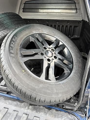 Шины и диски: Колеса в сборе 265 / 60 / R 18, Лето, Б/у, Комплект, Внедорожные (АТ/МТ), Литые, отверстий - 5 — 1