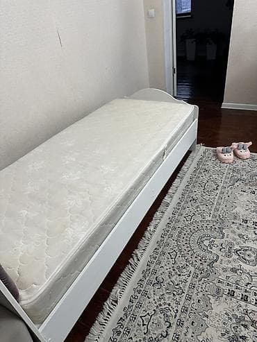 Офисная мебель: Односпальная кровать, С матрасом, длина - 200 см — 3