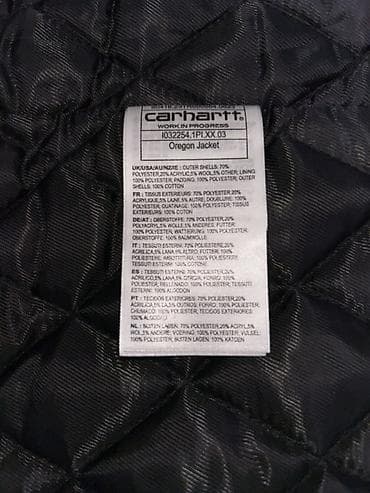 Курткалар: Эркектердин курткасы, XL, Carhartt, Колдонулган, түсү - Кара, Өзү алып кетүү, Акылуу жеткирүү — 7