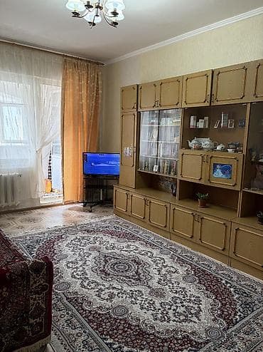 flat osh: 1 комната, 35 м², 12 мкр 106 серия, 9 этаж — 6