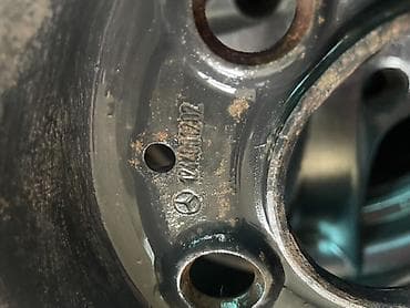 Железные Диски R 14 Mercedes-Benz, 1 шт, отверстий - 5, Б/у — 7