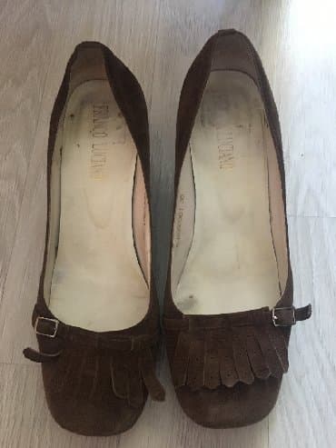 loro piana обувь: Продаю абсолютно новые замшевые итальянские туфли, размер 36 (размер в — 1